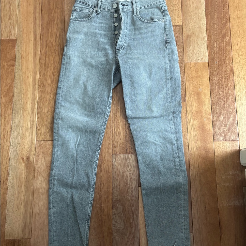 AGOLDE Light Gray Skinny Jeans